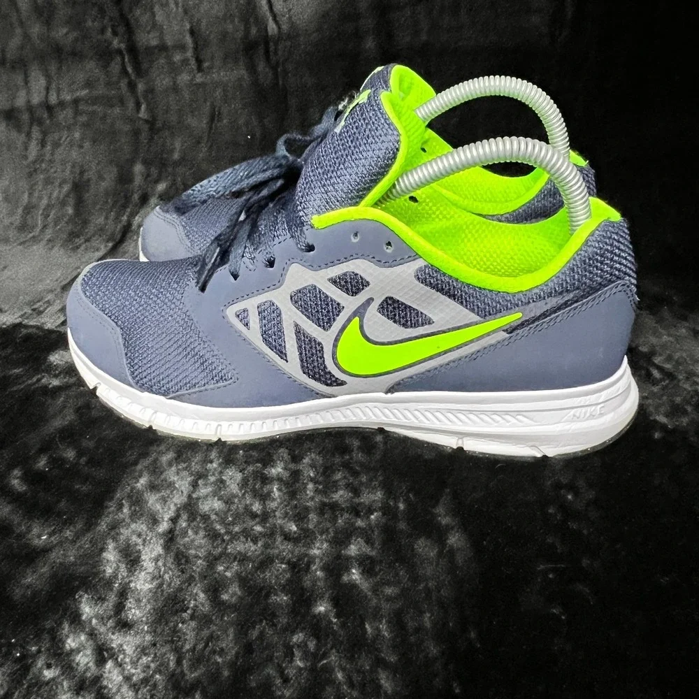 Nike Downshifter 6 684979-403 Boys 7‎ Running Shoes Green Gray Athletic Sneakers